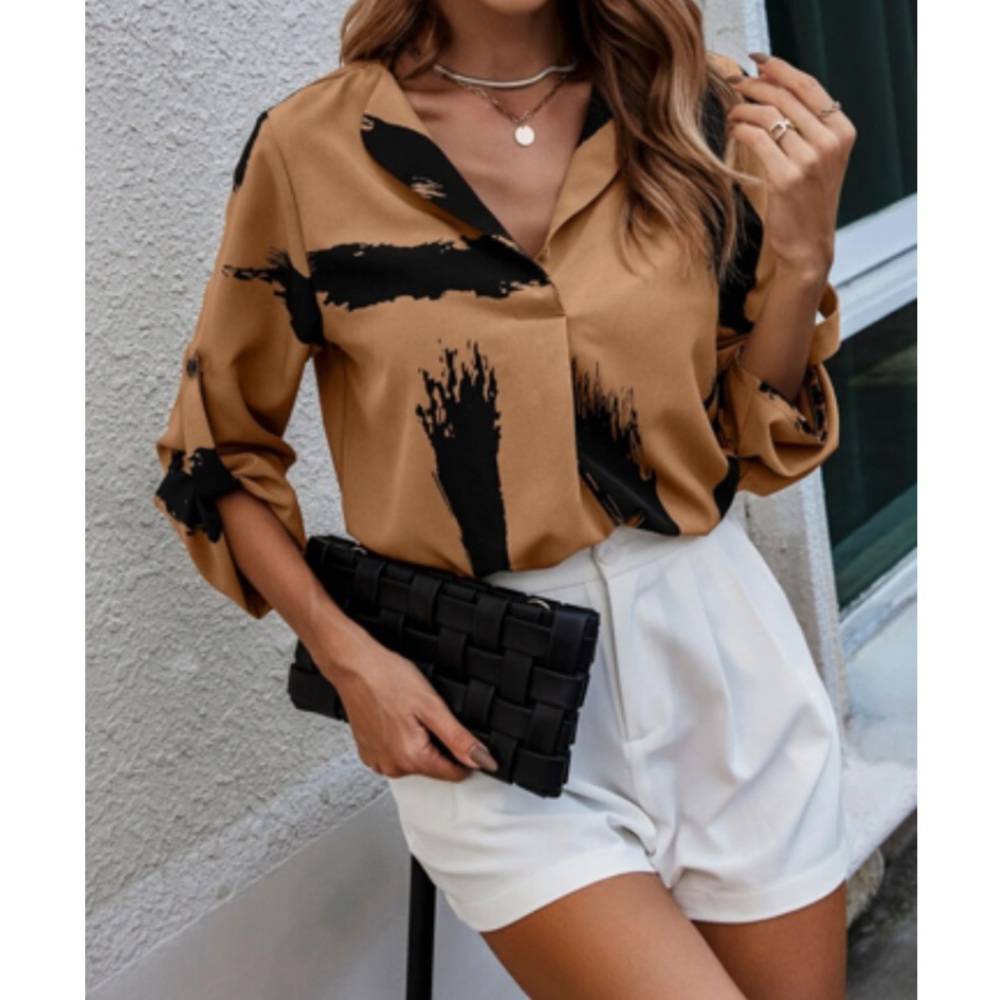 Boho tab sleeve blouse - Picture 2 of 6